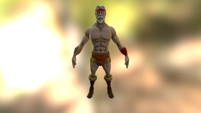 Yann the barbarian 3D Model