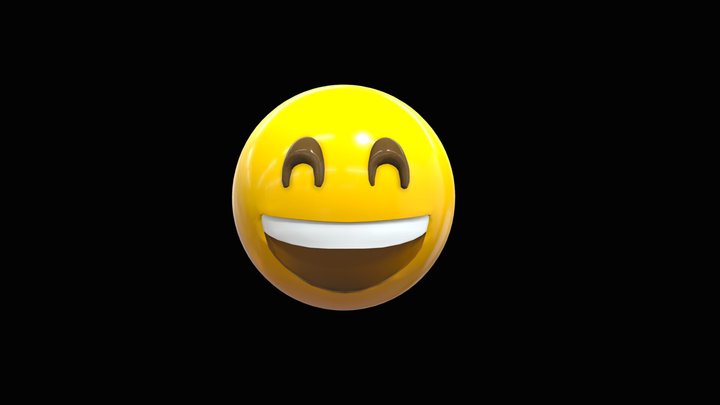 Emoji_Smiling_1 3D Model