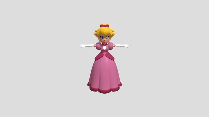 princesa-peach (1) 3D Model