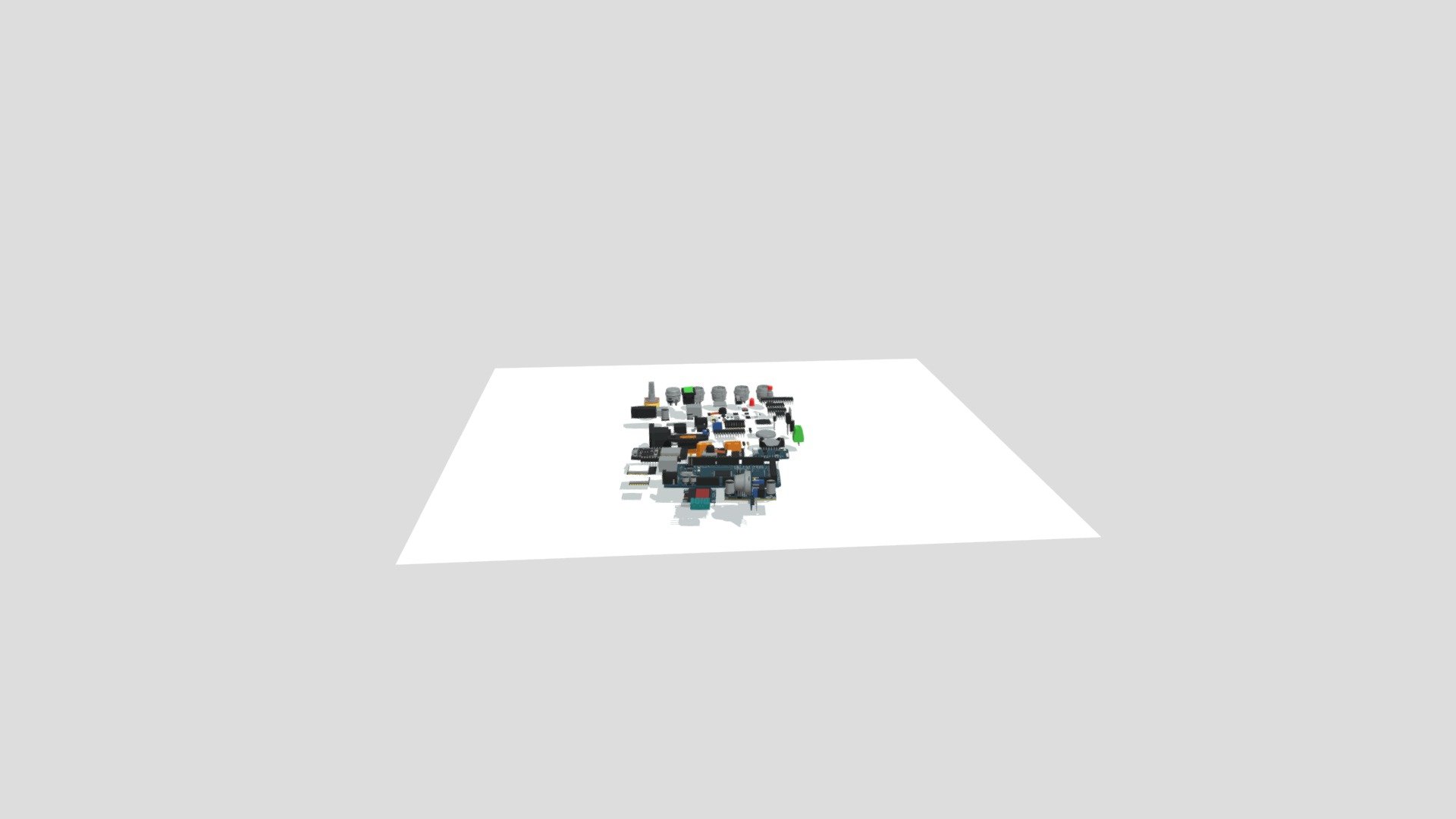 Electronics Components Pack - 3D model by benjamimkrug [d6bcc45 ...