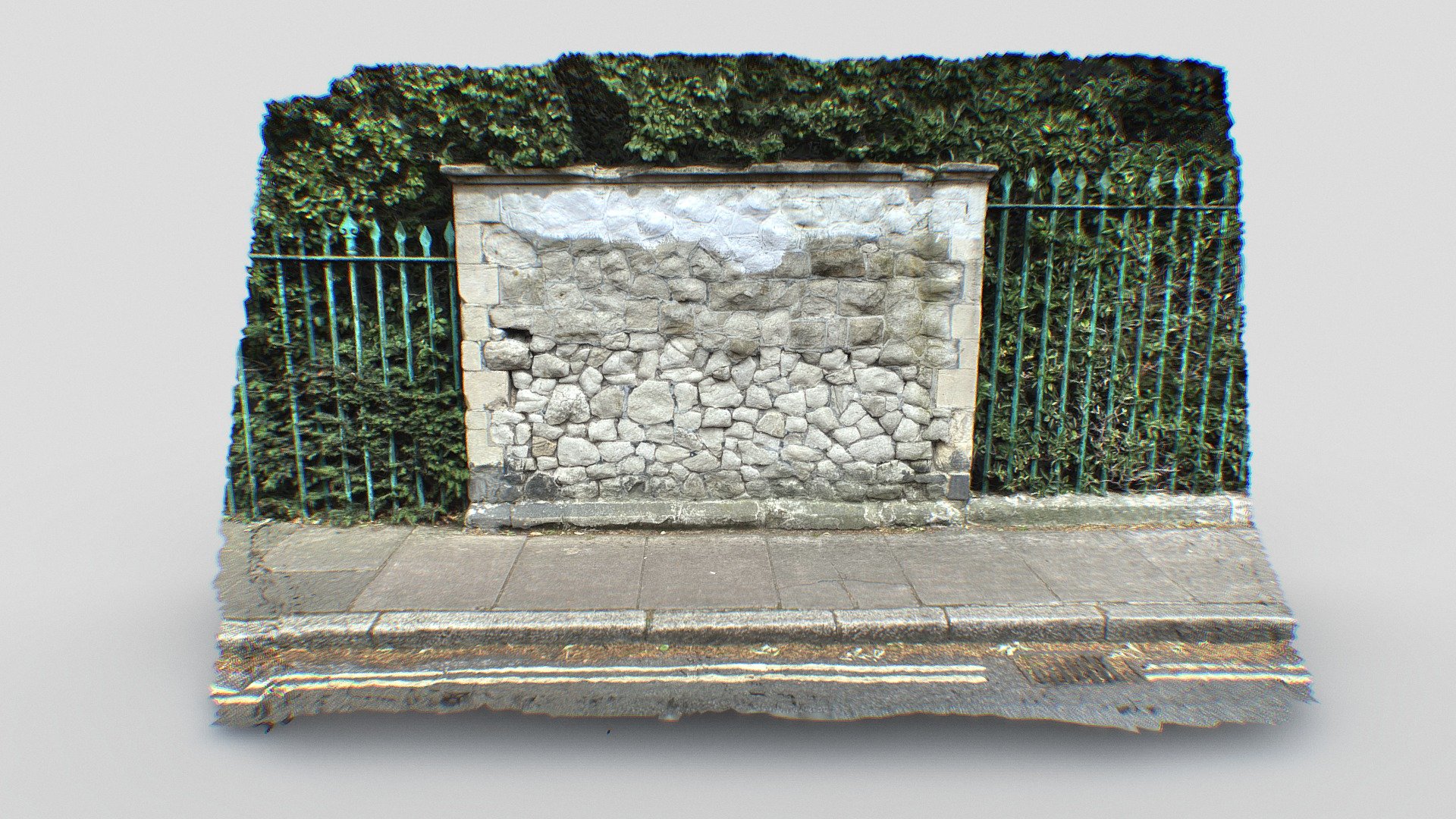 Graveyard wall