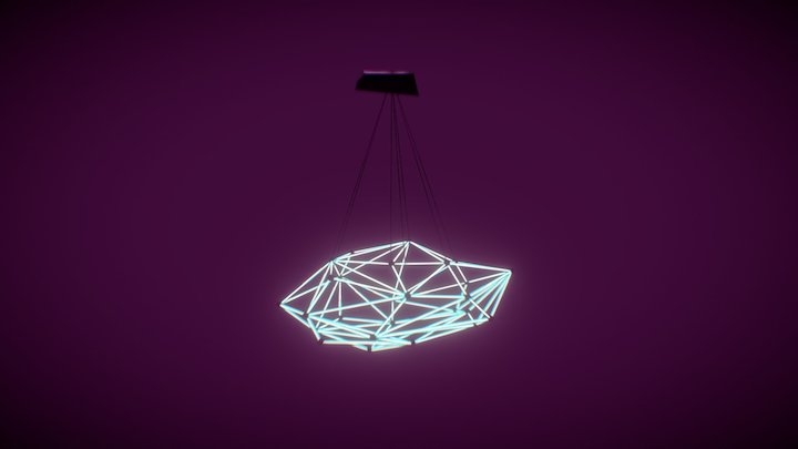 Poly Lamp Ani 3D Model