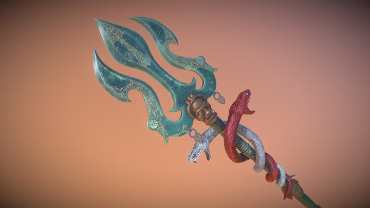 Caduceus - Weapon 3D Model
