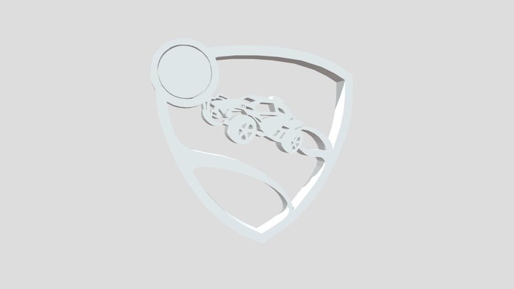 Rocket League logotype 3D Model