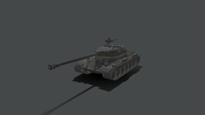 ИС-6 Ч – Kostenloses 3D-Modell STL