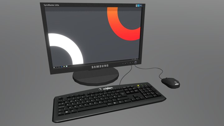 Computer Monitor 3D Model