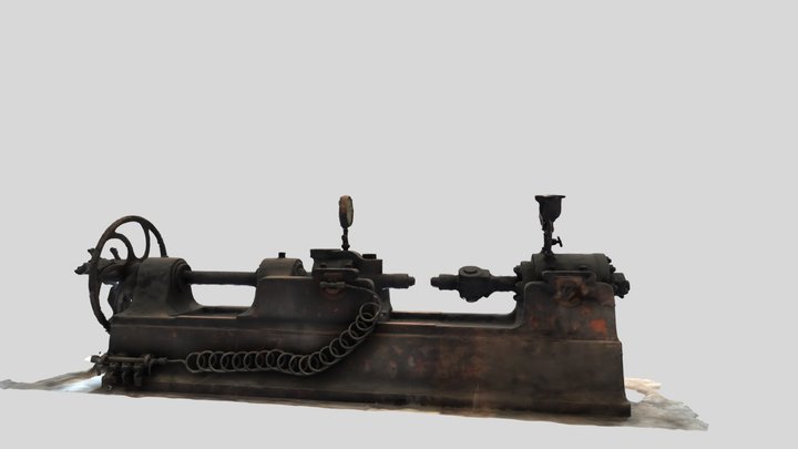 Máquina barrenadora horizontal 3D Model