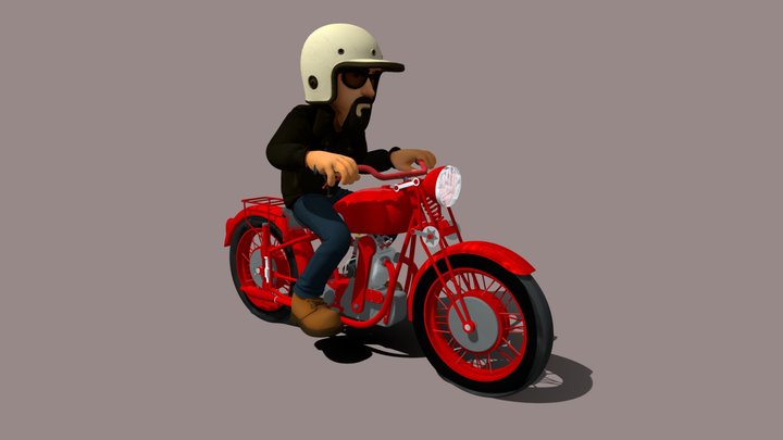 Barak AFRITT - Benelli 1937- Custum Red