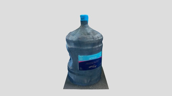 Large Water Bottle Commercial 3D Model