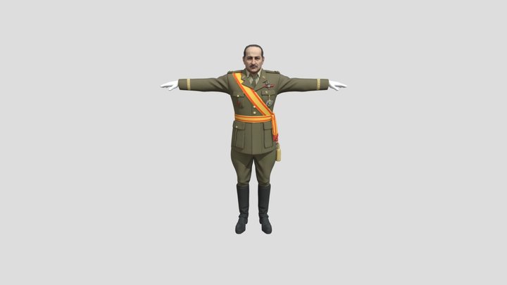 Francisco Franco 3D Model