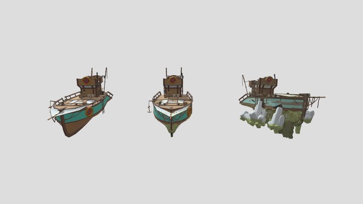 Barcas 3D Model