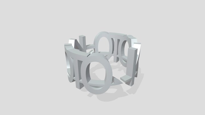 #004  Kyoto Ring 3D Model