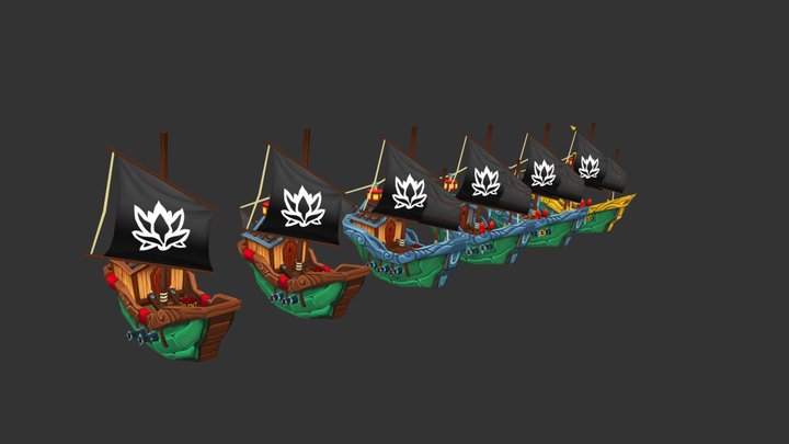 China Ship Heavy 3D Model