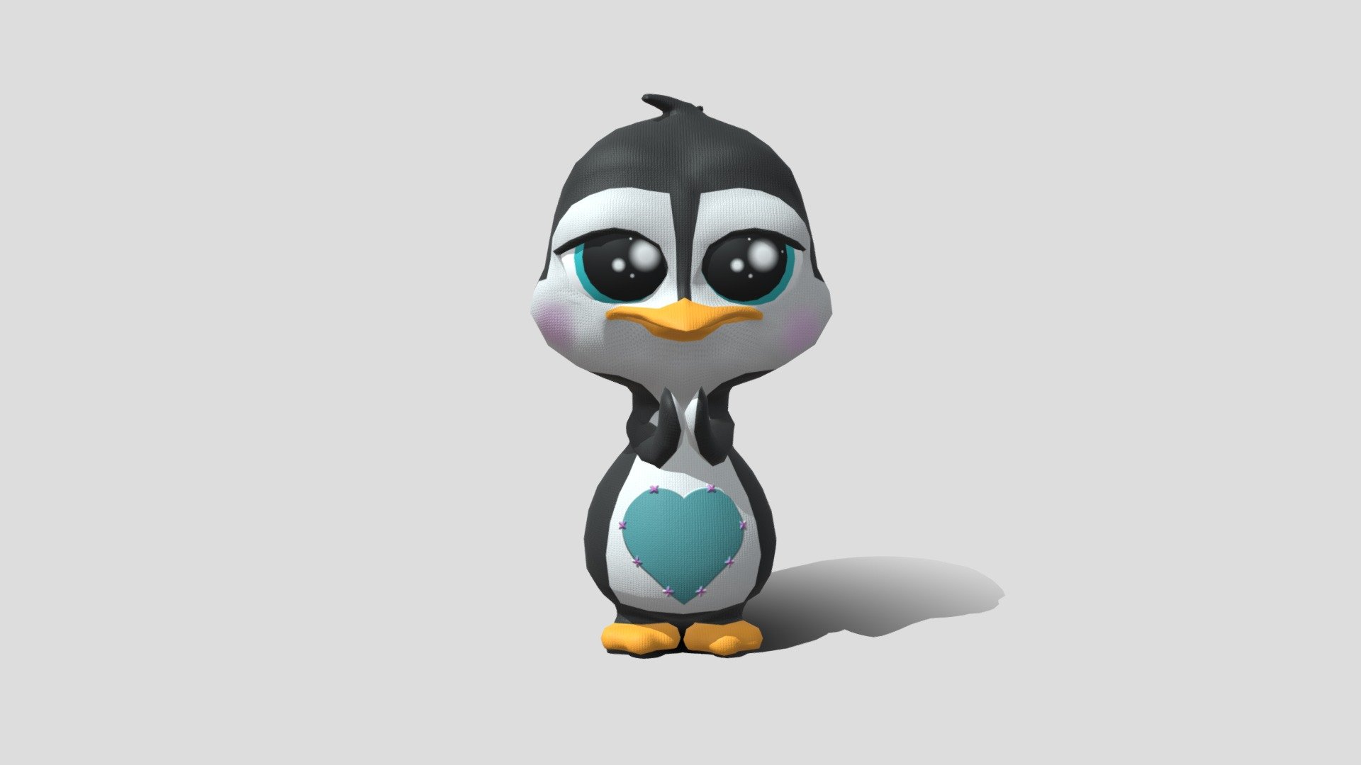 Penguin Celebrate (Version 2) — Sketchfab embed 3D viewer