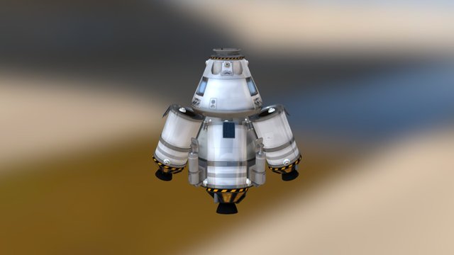 Super-Heavy Lander 3D Model