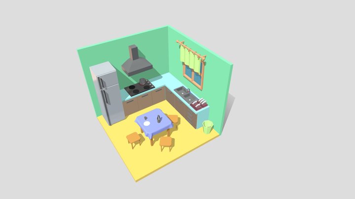 кухня 3D Model