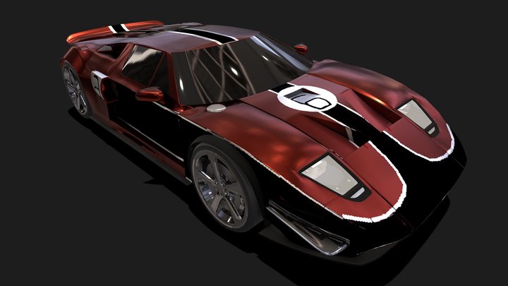 FordGT(nikki nfs carbon) 3D Model