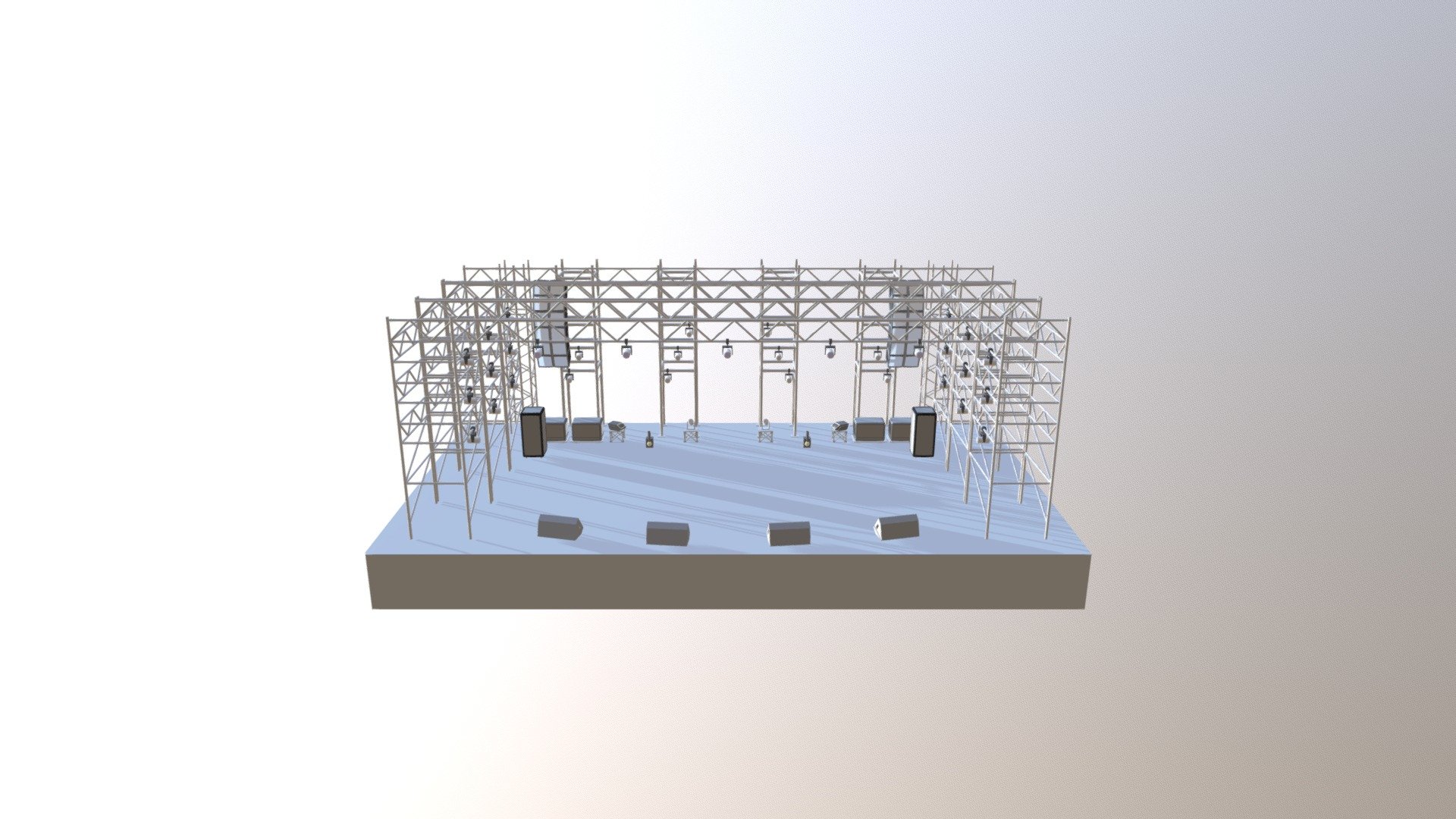 3d stage model