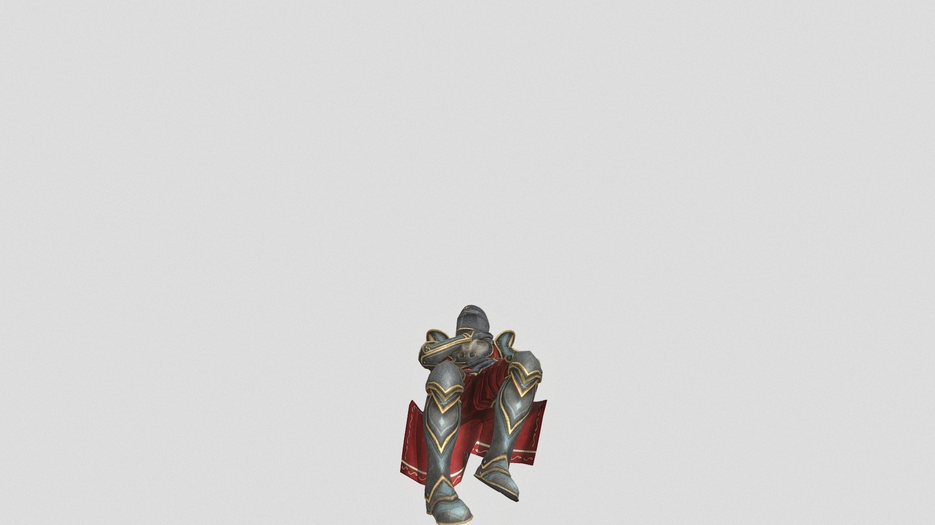 Knight Writhing In Pain