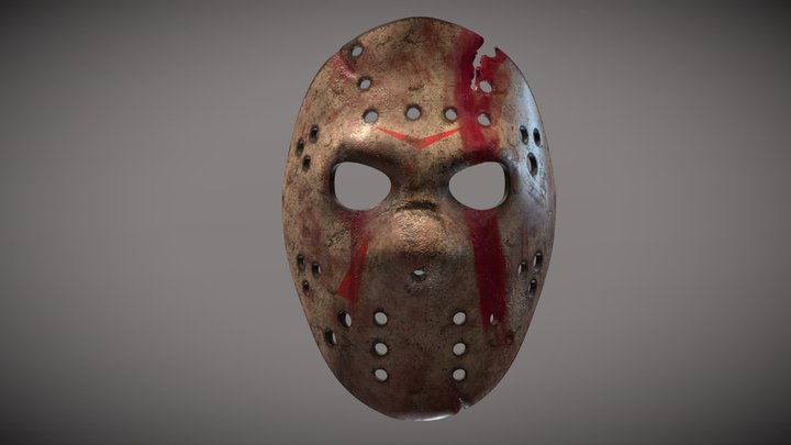Jason Voorhees Mask - Friday the 13th 3D Model