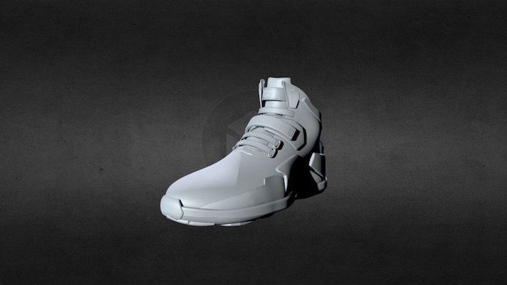 ARMOUR ATTACKER_BASKETBALL SHOE 3D Model
