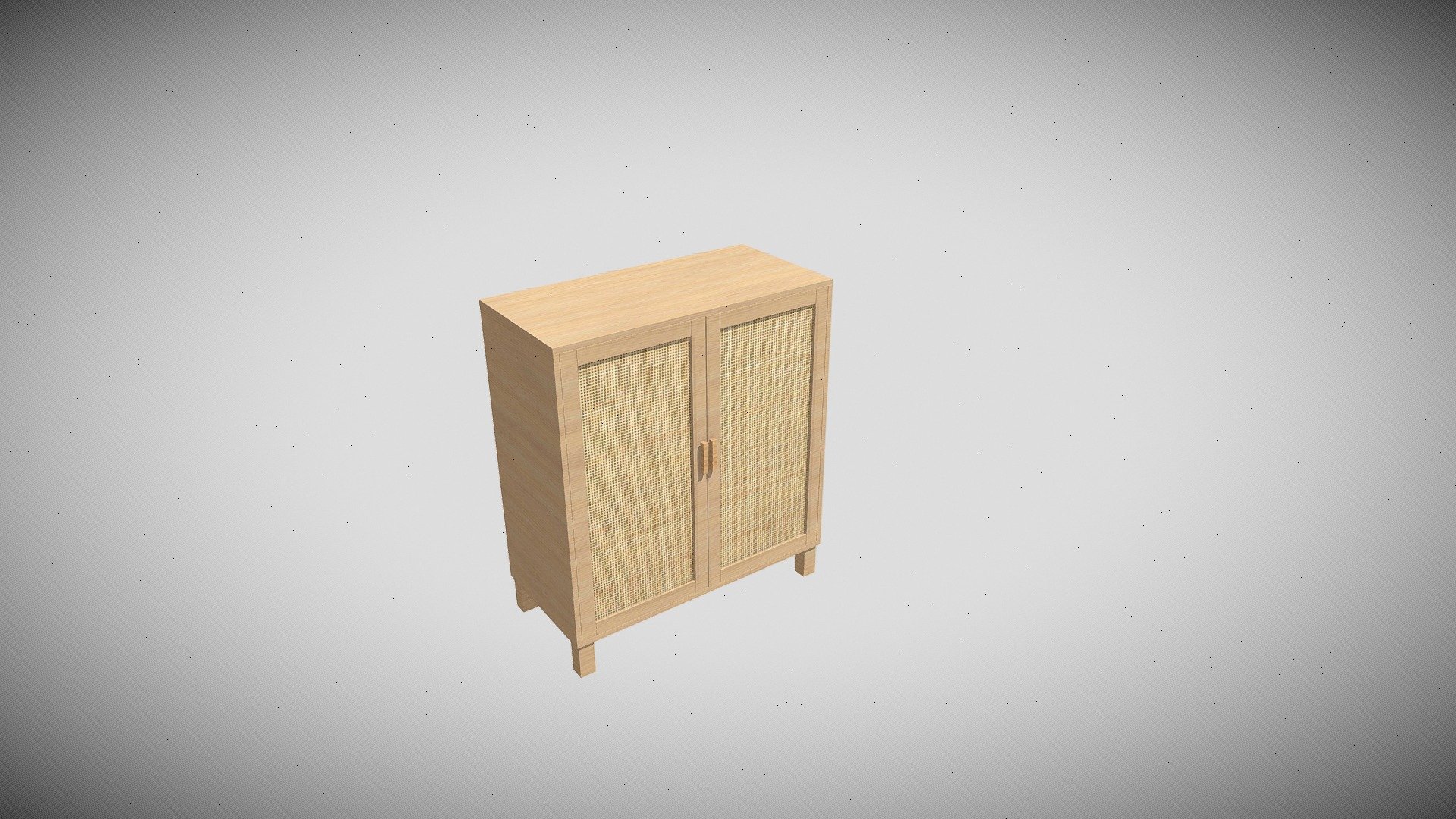 Fraser Rattan Cabinet - Download Free 3D model by Studio Neo Arch ...