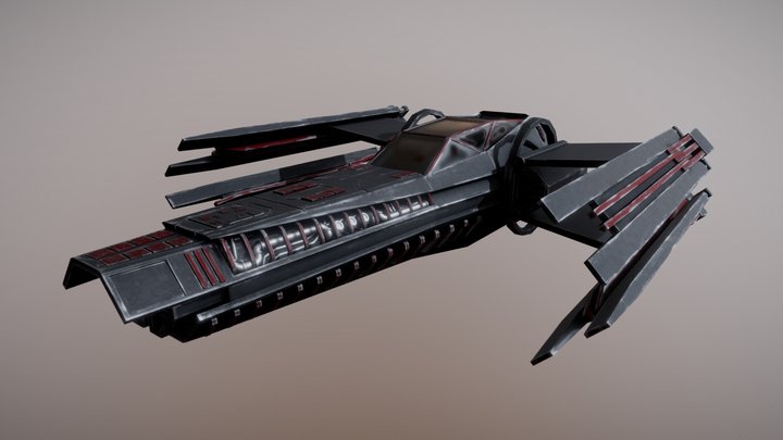 tjc_EnversedShip 3D Model
