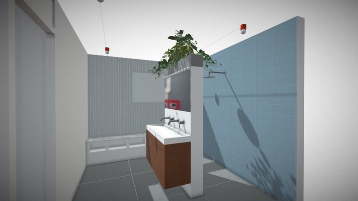 badkamer pap 3D Model
