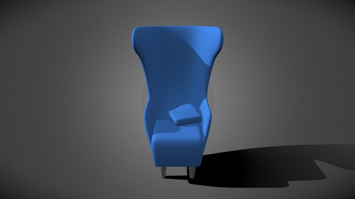 Wingback Chair 3D Model