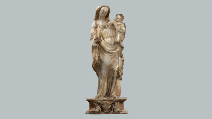 Vierge à l’Enfant en 3D 3D Model