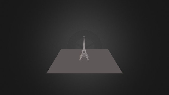 Eiffel Tower 3D Model