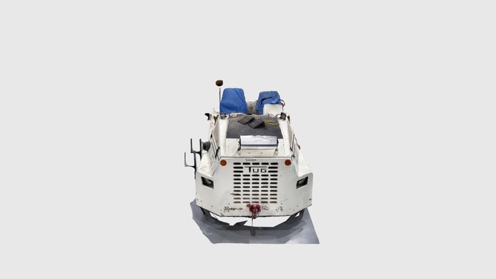 Airport Tug 3D Model
