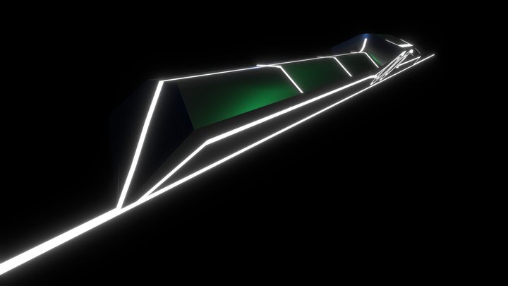 Light Rail 3D Model