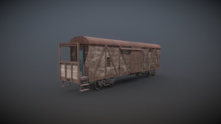 Koryoin Deportation Train 3D Model