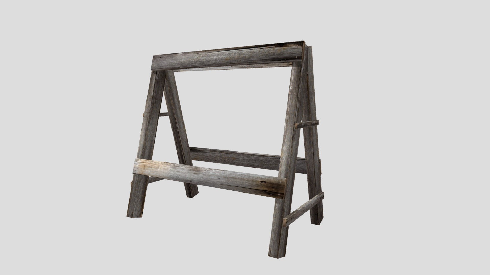 Cavalete de obra — Sketchfab embed 3D viewer