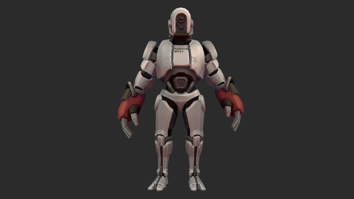 FunRock MMA Robot 3D Model