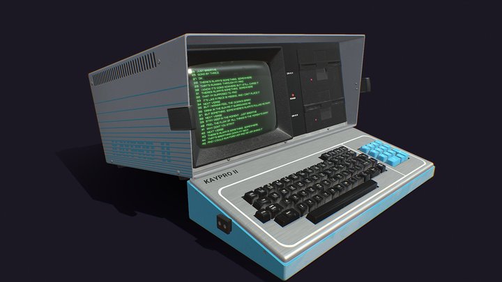 KayPro 2 Computer 3D Model