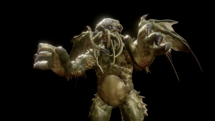 Mighty Cthulhu: Lord of Madness 3D Model