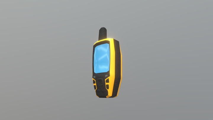 Handheld GPS Simple texture 3D Model