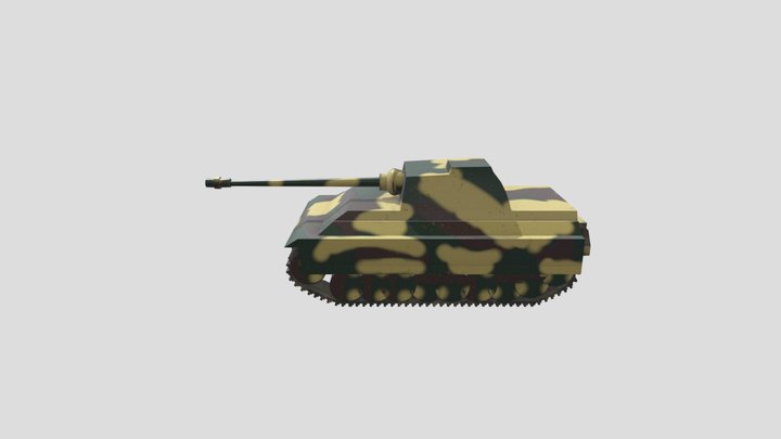 Panther Tank 3D Model