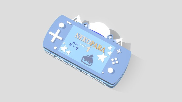 Nekopara Nintendo Switch Lite 3D Model