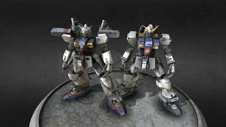 two 3D Model