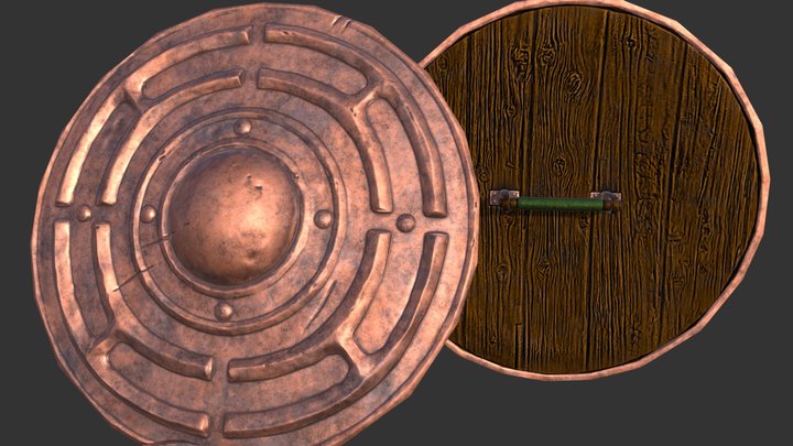 Late-Iron Age Shield 3D Model
