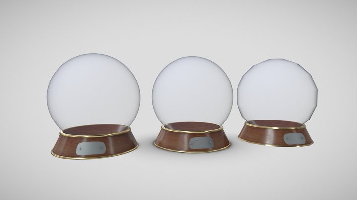 Crystal ball 3D Model