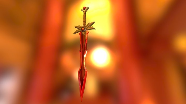 Aqw Blood Sword 3D Model