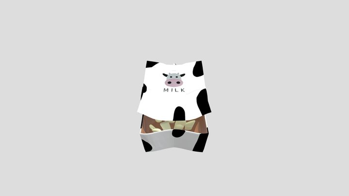 Milk mimic 3D Model
