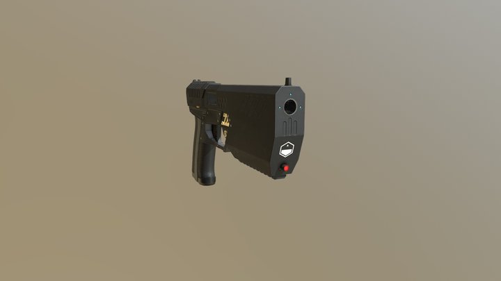 Sci-Fi Pistol 3D Model