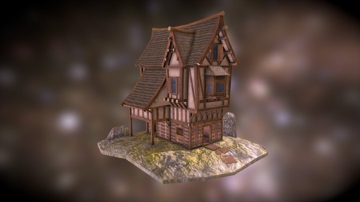Old Cabin 3D Model