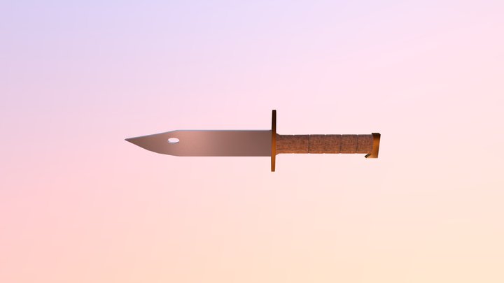 Knife Model 3D Model