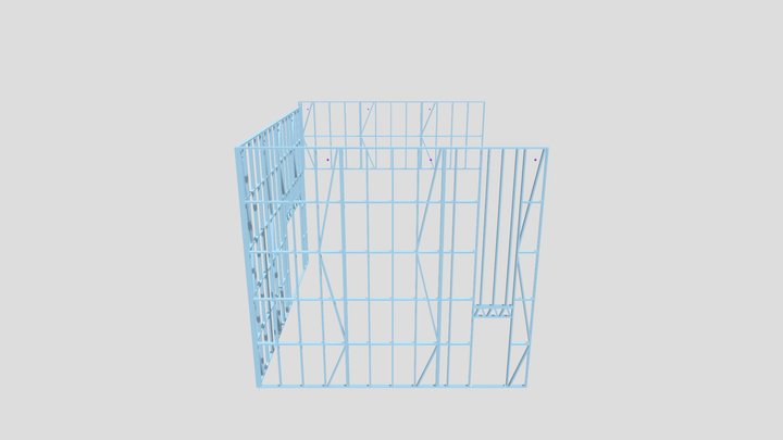 Milperra Rd Revesby - Framing 3D Model